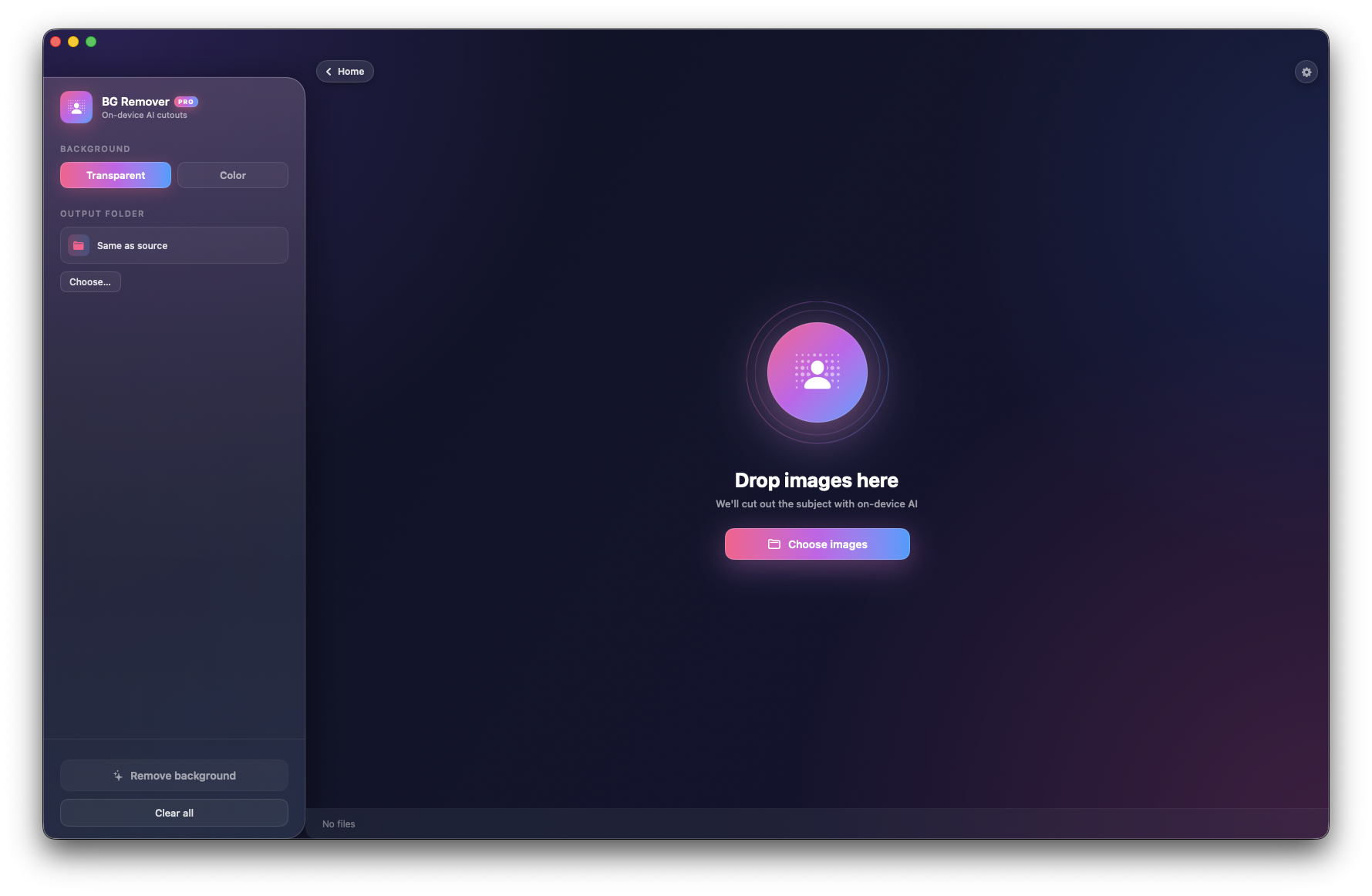AI Background Remover with on-device subject detection